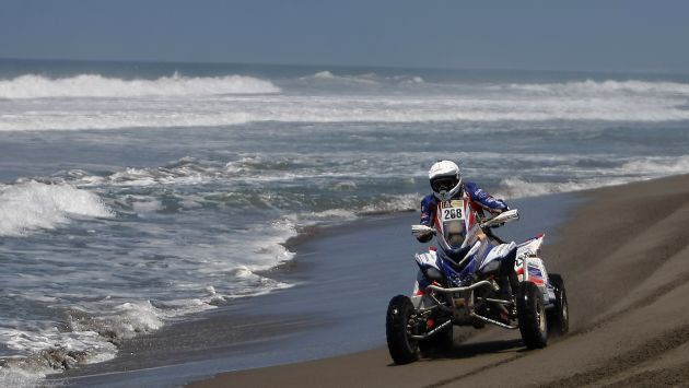 SIGUE EN LA LUCHA. Ignacio Flores es el piloto peruano mejor ubicado en el Rally Dakar. (Luis Gonzáles)