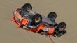 Camioneta de Robby Gordon se volcó en cuarta etapa del Dakar 2013