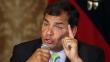 Rafael Correa arremete contra la Interpol por Jamil Mahuad