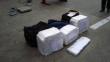 Incautan 136 kilos de cocaína camuflados en cargamento de pimientos