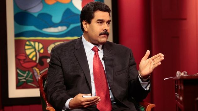 Palabras. Maduro fue entrevistado en un canal venezolano por el excanciller José Vicente Rangel. (vtv.gob.ve)