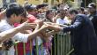 Ollanta Humala garantiza apoyo a Susana Villarán y se da baño de popularidad