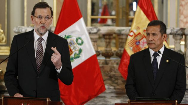 Rajoy habló con Humala. (Luis Gonzáles)