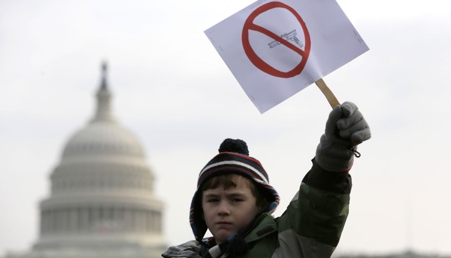 Manifestación partió del Capitolio y finalizará en el Monumento a Washington. (Reuters)