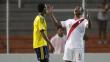 Perú pierde 1-0 ante Colombia y queda con pocas chances de clasificar