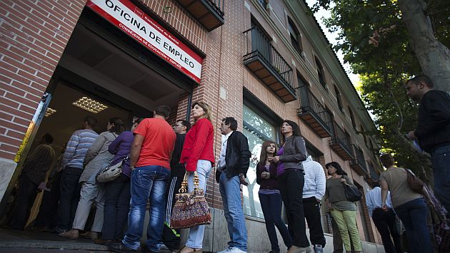 El desempleo en España es de los más altos en Europa. (Bloomberg)