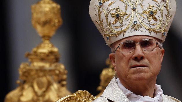 SEÑALADO. Tarcisio Bertone, actual secretario del Vaticano. (Reuters)