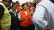 Chosica: Susana Villarán inspecciona obras en zonas golpeadas por huaicos