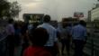 Un bus del Metropolitano casi se incendia en la estación Javier Prado