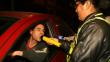 Cerca de 460 personas intervenidas por conducir ebrias en Lima