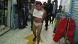 Pasean desnudo a un ladrón atrapado por embarazada en Arequipa
