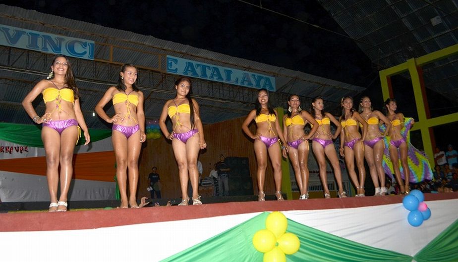 El certamen de belleza abrió el carnaval Atalaino 2013, que se realiza en la provincia de Atalaya, en el departamento de Ucayali. (Difusión)