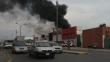 Bomberos controlaron incendio en local de la cuadra 29 de Av. Argentina