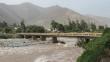 Chosica: Puente Girasoles a punto de colapsar por caudal del río Rímac