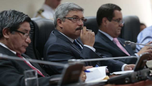 EN SUSPENSO. La Comisión de Fiscalización continuará interrogatorio a Contreras la próxima semana. (César Fajardo)