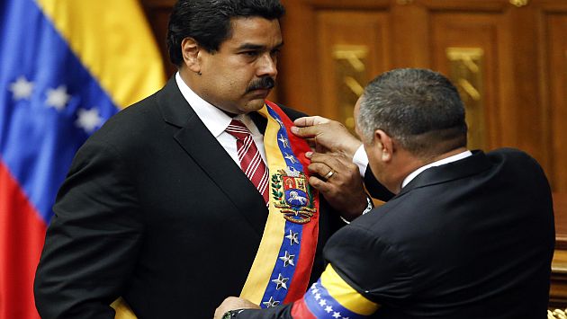 Maduro fue ungido presidente por Diosdado Cabello. (Reuters)