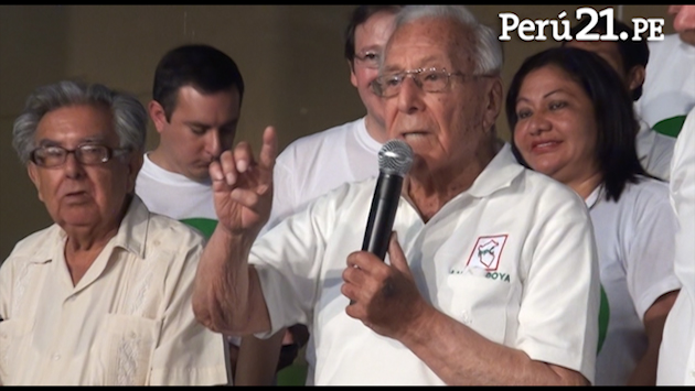 Bedoya hizo campaña por el No. (Perú21)