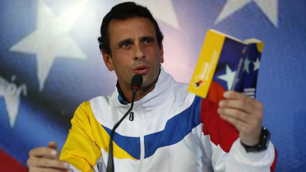 AL ATAQUE. Henrique Capriles afirma que Maduro es incapaz de resolver los problemas de Venezuela. (Reuters)