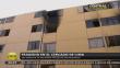 Niño de ocho años murió en un incendio en edificio de Cercado de Lima