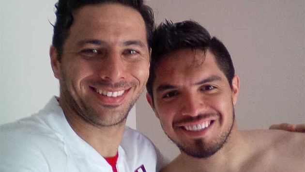 ‘Patas’. Claudio y Juan Manuel apuestan todo por Perú. ( @pizarrinha)