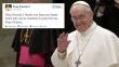 Este es el primer tuit del Papa Francisco

