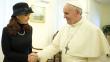 Papa Francisco recibe en el Vaticano a Cristina Fernández