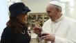 Cristina pide al Papa que medie por Malvinas