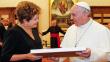 Dilma Rousseff: "El Papa es argentino, pero Dios es brasileño" 