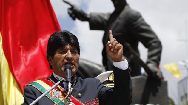 A paso lento. Presidente boliviano anunció el sábado que demandarán a Chile por salida marítima. (AP)