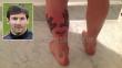Lionel Messi se tatuó las manos de su hijo