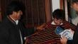 FOTOS: Evo Morales le regaló poncho a Lionel Messi