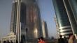VIDEO: Rascacielos arde en Chechenia