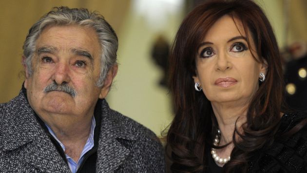 SE FUE DE BOCA. Mujica no tiene buen concepto de los Kirchner. (AFP)
