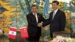 Ollanta Humala: "Perú puede ser centro de inversiones chinas"
