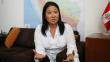 Keiko Fujimori reconoce que el pedido de indulto se ha "enturbiado" 


