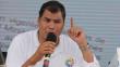 Rafael Correa congela su sueldo y el de sus ministros