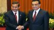 Ollanta Humala presenta al Perú como el "puente" entre China y Latinoamérica