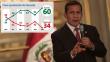 La aprobación de Ollanta Humala crece hasta un 60%