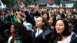 FOTOS: Miles de estudiantes vuelven a tomar calles de Chile