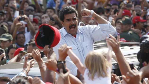 Maduro, que había reducido su ventaja sobre su oponente, aprovechó las adhesiones hacia su desaparecido líder. (AP)