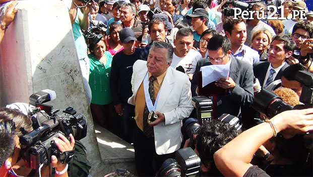 Urbina realizó una inspección en La Parada. (Perú21)