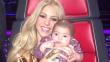 Shakira ‘chocha’ con su bebé en ‘The Voice’