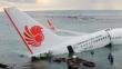 Indonesia: Avión de Lion Air cae al mar y todos sobreviven
