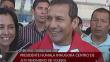 Ollanta Humala responde con sorna sobre eventual postulación de Nadine