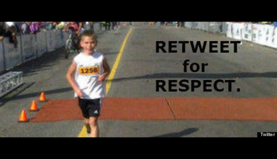 Niño de 8 años que supuestamente falleció en la maratón. La cuenta de Twitter @HopeForBoston fue suspendida.