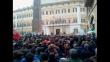 Italia: Protestan ante el Parlamento por reelección de Giorgio Napolitano
