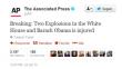 Cuenta en Twitter de AP informó sobre supuestas explosiones en Casa Blanca