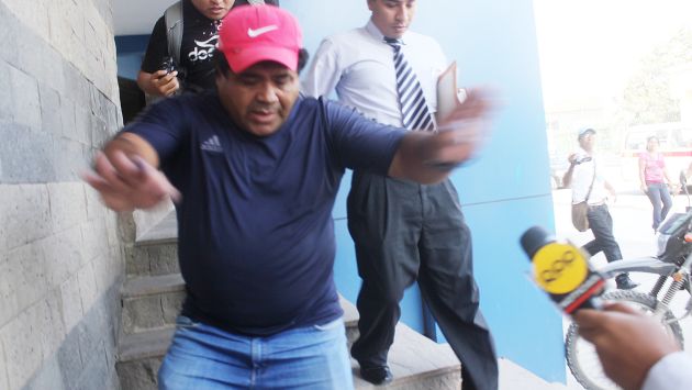 Detenido y liberado. ‘Maradona’ sostuvo que no acudió a la Fiscalía por problemas familiares. (Juan Mendoza)