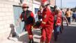 Arequipa: Rescatan a hombre que cayó a torrentera