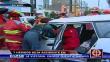 La Victoria: 7 heridos en choque de taxi